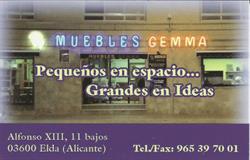 Horario de apertura Muebles Gema, Elda