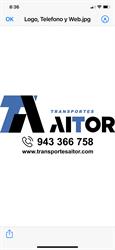 Horario de apertura TRANSPORTES AITOR, Lasarte
