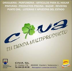 Horario de apertura Drogueria Perfumeria Civa S.l., Carlet