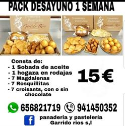 Horario de apertura Panadería Garrido Ríos, Fuenmayor