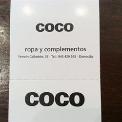 Horario de apertura COCO DONOSTI- Ropa y Complementos - SAN SEBASTIÁN, Donostia-San Sebastián
