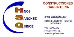 Horario de apertura Hermanos Sanchez Quince S.l., El Berrón