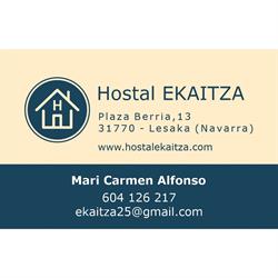 Horario de apertura Hostal Ekaitza, Lesaka