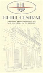 Horario de apertura Hotel Central **, Valdepeñas