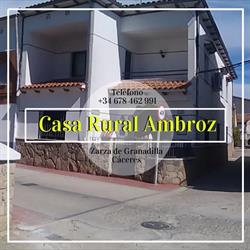 Horario de apertura Casa Rural Ambroz, Zarza de Granadilla