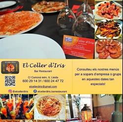 Horario de apertura El Celler de Iris, Lleida