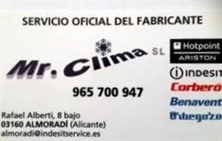 Horario de apertura Mister Clima, Almoradí