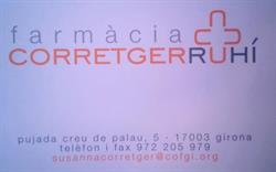 Horario de apertura Farmacia Corretger-Ruhi C.b., Girona