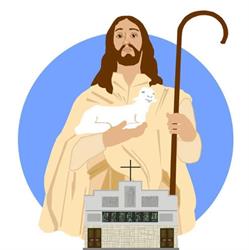 Horario de apertura El Buen Pastor. Elche, 