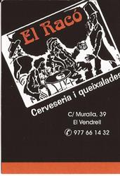 Horario de apertura Bar El Raco, El Vendrell