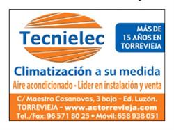 Horario de apertura Tecnielec del Mediterraneo S.L., Torrevieja