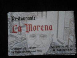 Horario de apertura Restaurante La Morena, La Pobla de Benifassa