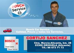 Horario de apertura Bosch Car Service Electromecanica e Inyeccion Cortijo Sanchez, Orihuela