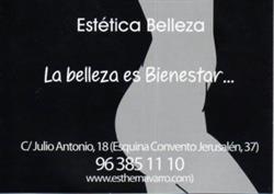 Horario de apertura Estetica y Belleza Esther Navarro, Valencia