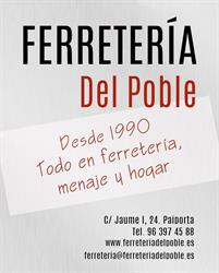 Horario de apertura Ferreteria del Poble, Paiporta