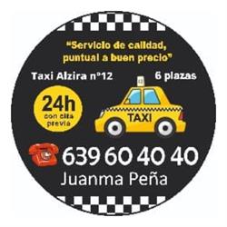 Horario de apertura Taxi Alzira Juanma Peña - 6 plazas,