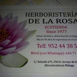 Horario de apertura Herboristeria de la Rosa, Arroyo de la Miel