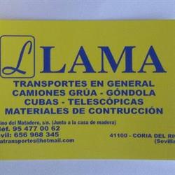 Horario de apertura Lama Transportes y Materiales de Construcción, Coria del Río