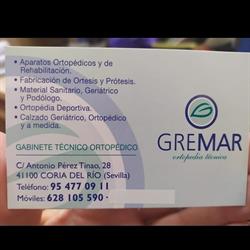 Horario de apertura Ortopedia Gremar S.l., Coria del Río