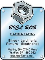 Horario de apertura Ferreteria Biel Ros, Muro