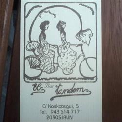 Horario de apertura Bar Tandem, Irun