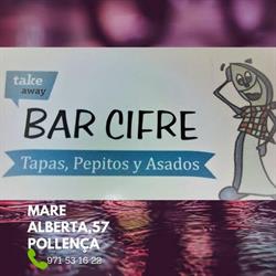 Horario de apertura Bar Cifre, Pollença