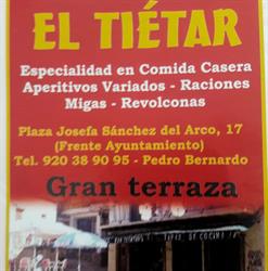 Horario de apertura Bar-Café TIÉTAR., Pedro Bernardo