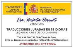 Horario de apertura Notting Hill Tenerife, Traducciones Juradas, Servicio de Apostillas y Legalización, San Isidro