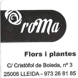 Horario de apertura Roma Flors i Plantes, Lleida