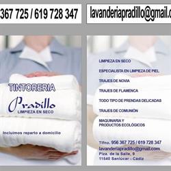 Horario de apertura Tintorería Pradillo, Sanlúcar de Barrameda