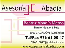 Horario de apertura Asesoria Abadia, Alagón