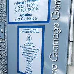 Horario de apertura Farmacia Lda.maria Gramage, Almansa