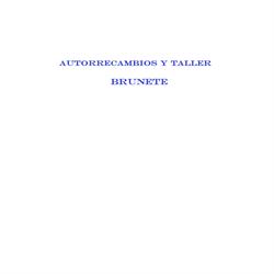 Horario de apertura Autorrecambios y Taller Brunete, Cádiz