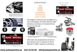 Autos Sanchez Taller Mecanico Multimarca en Madrid (Hortaleza) - Horario de apertura