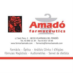 Horario de apertura Farmàcia Amadó, Vilafranca del Penedes