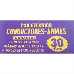 Horario de apertura Centro Psicotécnicos, Talavera de la Reina