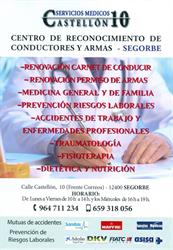 Horario de apertura Servicios Medicos Castellon 10, S.l., Segorbe