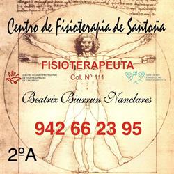 Horario de apertura Centro de Fisioterapia de Santoña, 