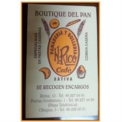 Boutique Del Pan H. Rico S.l. en Xàtiva (Xàtiva) - Horario de apertura