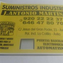 Horario de apertura SUMINISTROS IND. JA MARTIN, Ávila