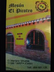 Horario de apertura Mesón El Picoteo, Tarifa