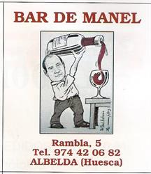 Horario de apertura Bar de Manel, Albelda