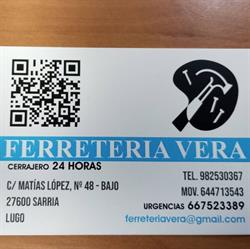 Horario de apertura Ferreteria Vera, Sarria