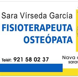 Horario de apertura Fisioterapia y Osteopatía Nava - Sara Vírseda Garc, Nava de la Asunción