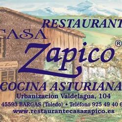 Horario de apertura Restaurante Casa Zapico, Bargas