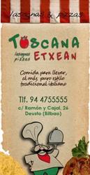 Pizzeria Toscana Etxean en Bilbao (Deusto) - Horario de apertura