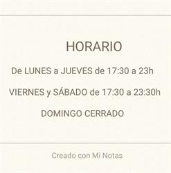 Cafetería Hamburguesería 2005 en Zaragoza (Santa Isabel) - Horario de apertura