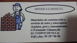 Horario de apertura Sinyesca E Hijos S.L., El Cuervo