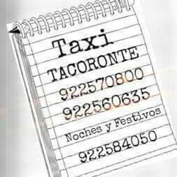 Horario de apertura Taxis Tacoronte, 