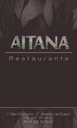 Horario de apertura Restaurante Aitana, Aranda de Duero